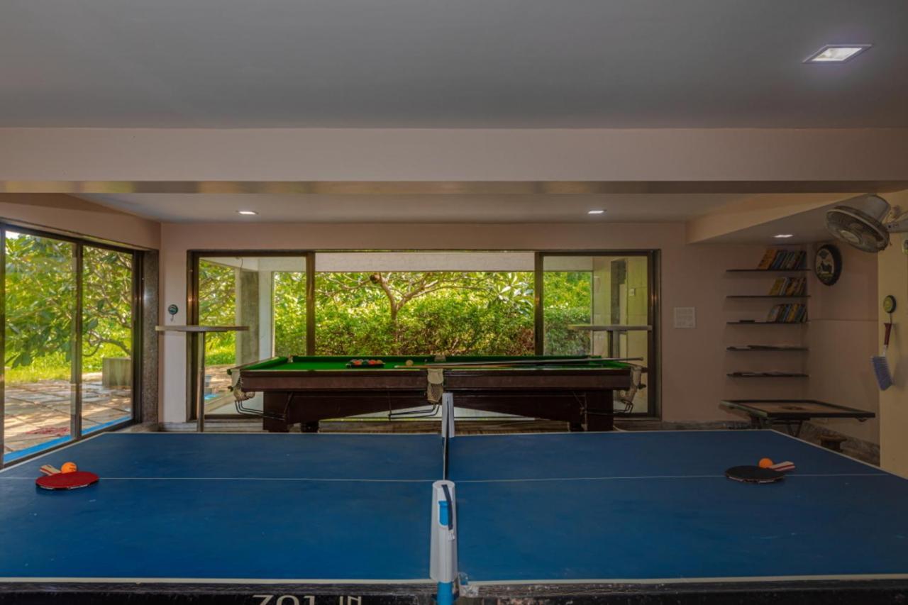 Saffronstays Aura, Alibaug - Luxury Pool Villa With A Game Room And Spacious Lawn Алибаг Екстериор снимка